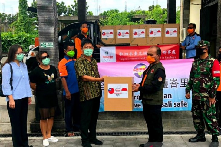 Pengusaha Taiwan sumbang APD kepada BPBD Bali