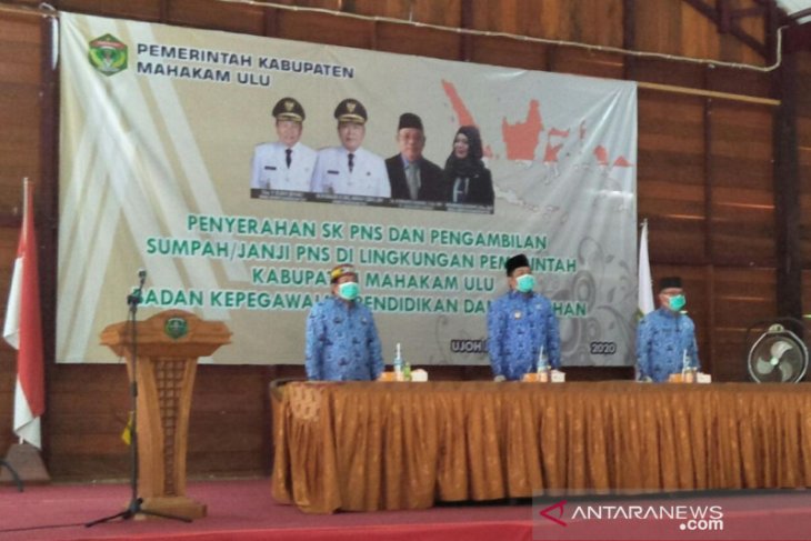 Pengambilan sumpah PNS Mahakam Ulu ikuti Protokoler COVID-19