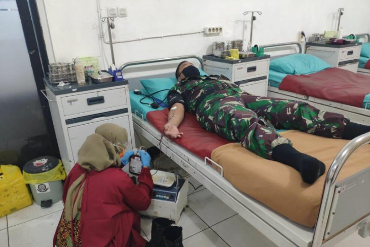 Kodam XII/Tpr gelar donor darah bantu ketersediaan stok di PMI