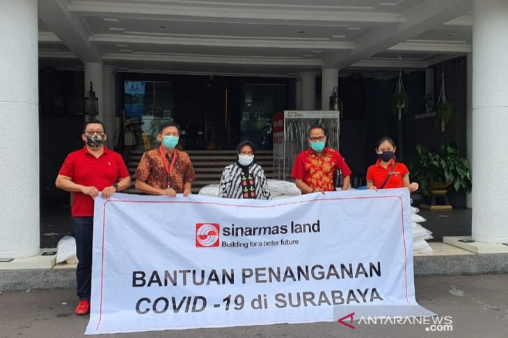 Bantuan APD Sinar Mas Land Surabaya