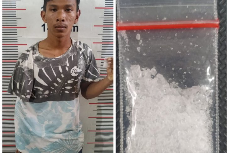 Lagi asyik meracik sabu, seorang petani ditangkap Polisi Besitang Langkat