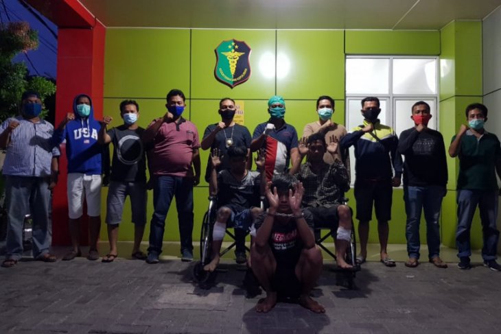 Polisi Medan tembak garong motor