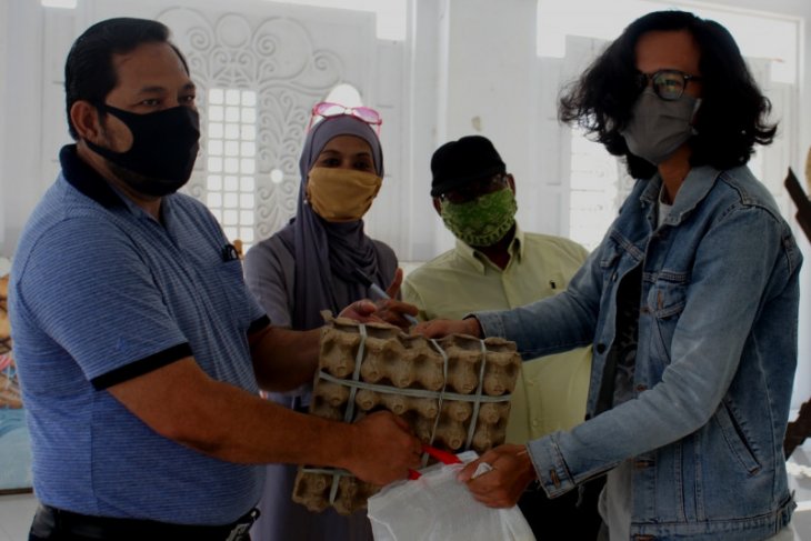 Penggiat seni di Aceh terima sembako, mereka terpaksa berhenti aktivitas