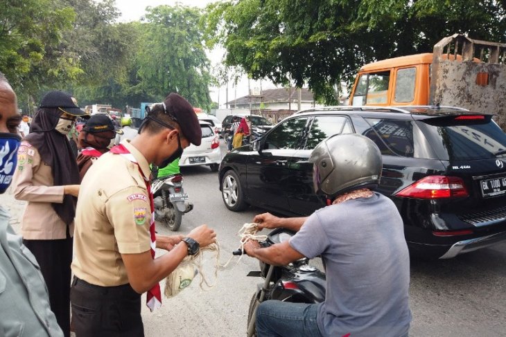 Warga Medan antusias sambut gerakan masker kain Kementan