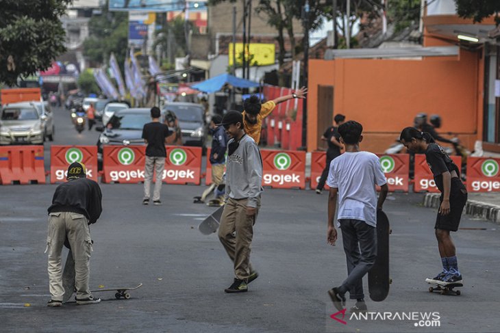 Penutupan pusat jalan di pusat kota 