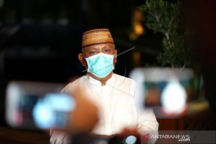 Foto - Gubernur Gorontalo umumkan Persetujuan pemberlakuan PSBB dari Menkes