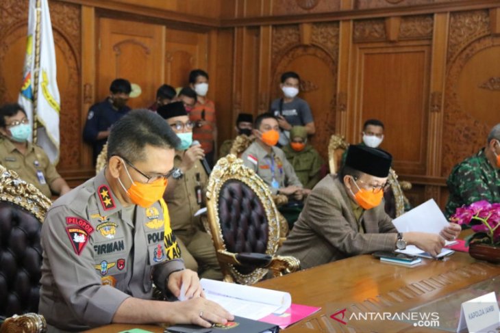 Kapolda Jambi rapat bersama stakeholder terkait pencegahan karhutla