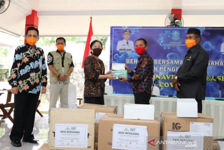 Pemkab Bangka terima bantuan satu ton sagu PT BAA