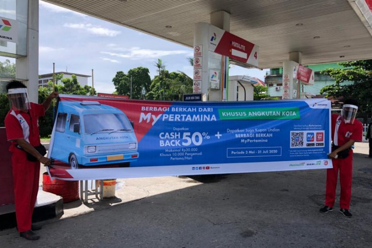 Pertamina beri cashback 50 persen untuk 10.000 angkutan kota
