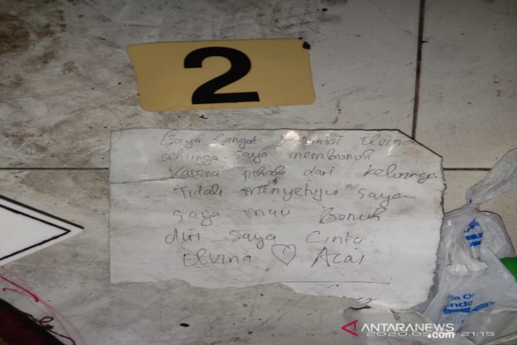 Ada 'surat cinta' terkait mayat perempuan dalam kardus