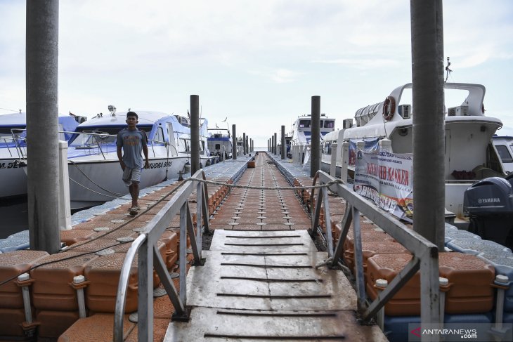 Pengelola Pelabuhan Kaliadem tutup akses masuk ke Kepulauan Seribu