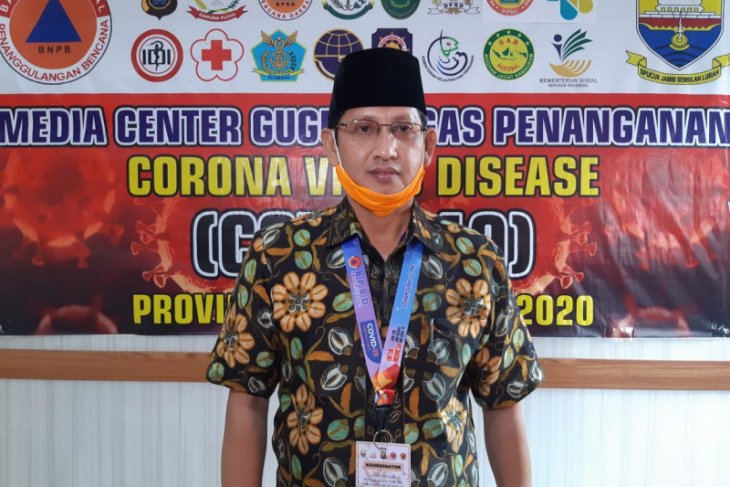 Pasien terkonfirmasi positif COVID-19 Jambi menjadi 64 orang