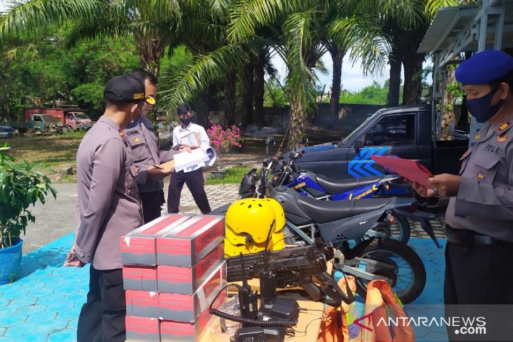 Wakapolres Bangka cek inventaris kantor