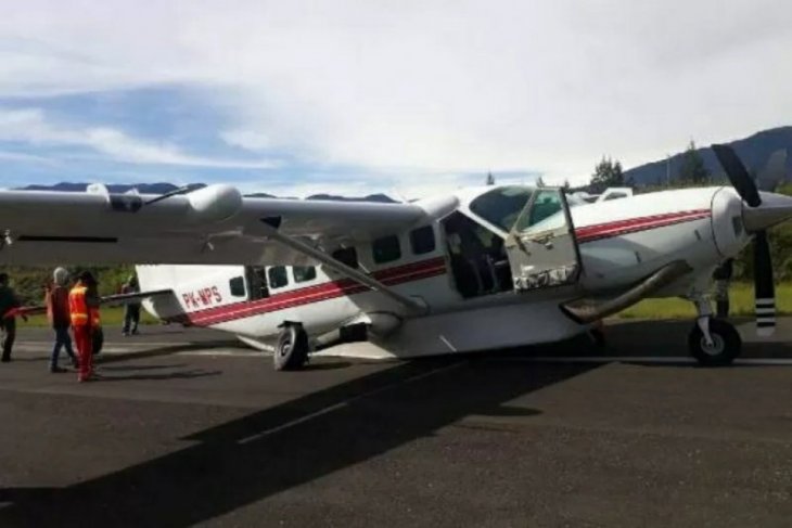 Pesawat MAF jatuh di Danau Sentani