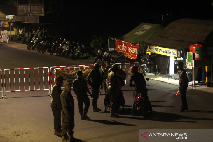 Pemberlakuan Jam Malam di Pos PSBB Sungai Lulut