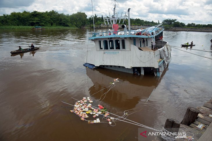 Kapal sembako tenggelam mengakibatkan kerugian Rp4 miliar