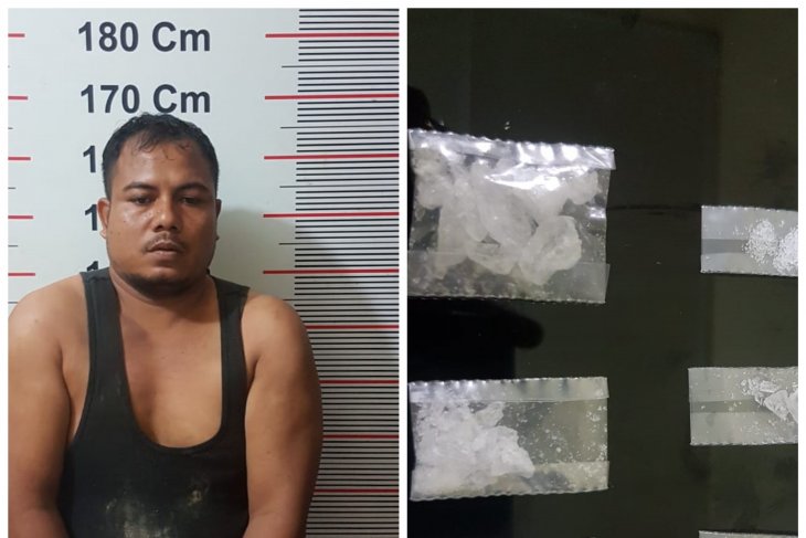 Bandar sabu-sabu Pematang Jaya diringkus polisi Pangkalan Susu Langkat