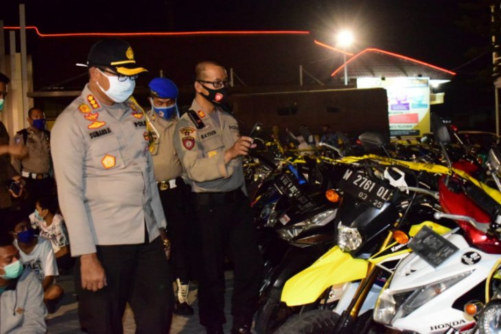 Polisi jaring 500 pebalap liar saat PSBB