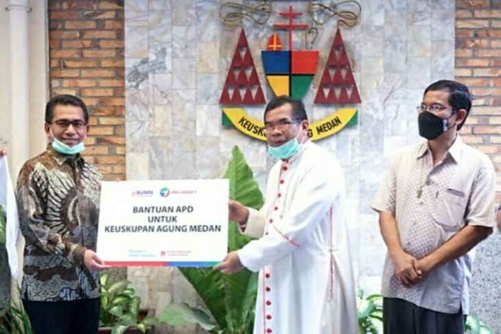 Pelindo 1 salurkan APD untuk rumah sakit di empat provinsi