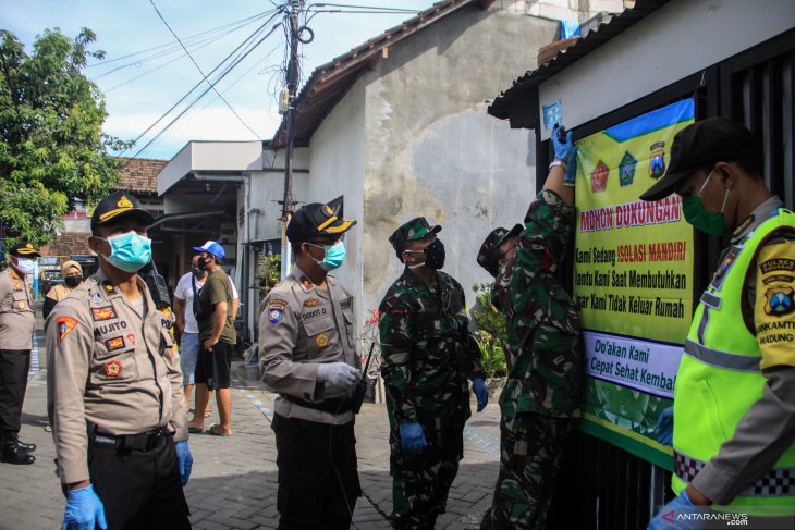 Isolasi mandiri warga terdampak COVID 19