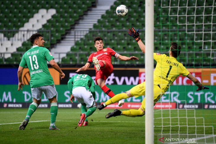 Havertz menyumbang dwigol saat Leverkusen habisi Bremen