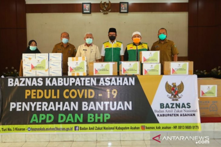 Baznas Kabupaten Asahan serahkan APD ke Gugus Tugas COVID-19