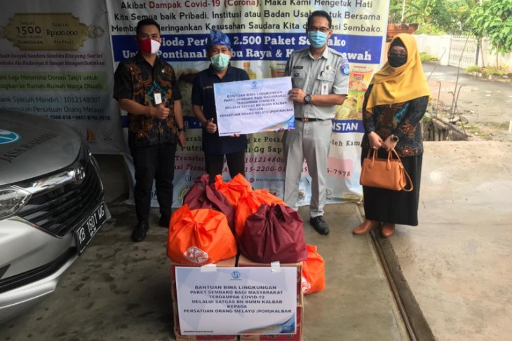 Jasa Raharja Cabang Kalbar berikan 141 paket sembako