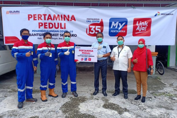 PT. Pertamina peduli serahkan bantuan tanggap COVID-19 di Maluku