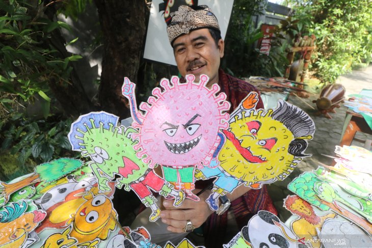 Balajar dengan wayang COVID-19 