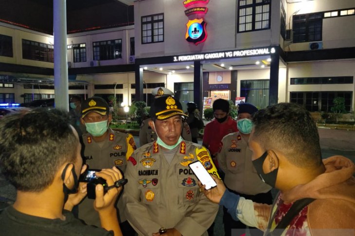 Hari pertama PSBB jilid 3, Kapolresta Banjarmasin pimpin patroli skala besar