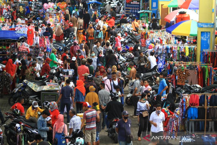 Suasana Pasar Tengah Pontianak Jelang Lebaran