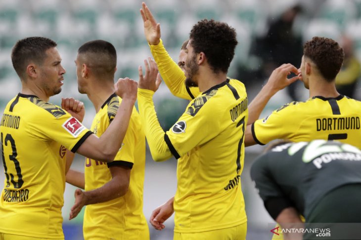 Liga Jerman: Dortmund tundukkan Wolfsburg 2-0