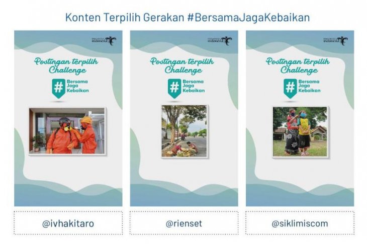 Kemenparekraf ajak masyarakat selalu jalankan langkah #BersamaJagaKebaikan