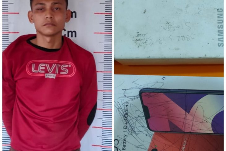 Polisi Pangkalan Brandan Langkat tangkap pencuri dua handphone