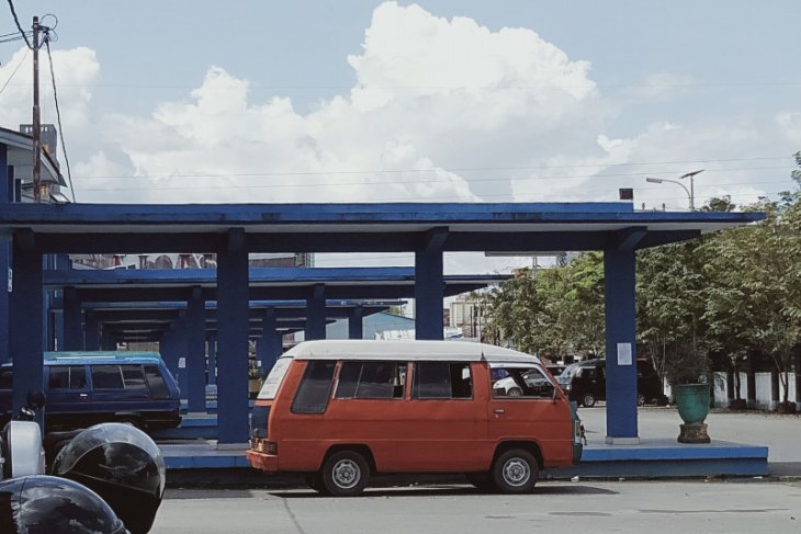 Penumpang di Terminal KM-6 Banjarmasin usai lebaran sepi