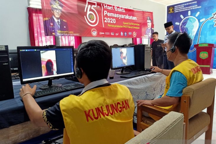 Warga binaan tetap bisa bertatap muka dengan keluarga