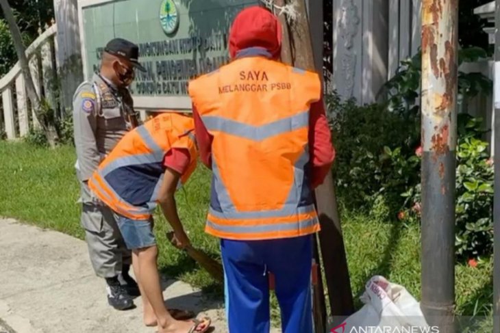 Pemkot Bogor telah menindak 1.502 pelanggar protokol kesehatan selama PSBB