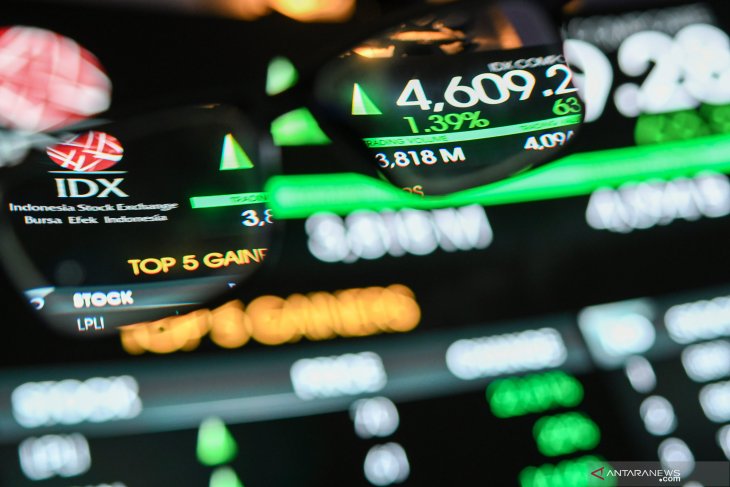 IHSG Senin dibuka naik 22,35 poin