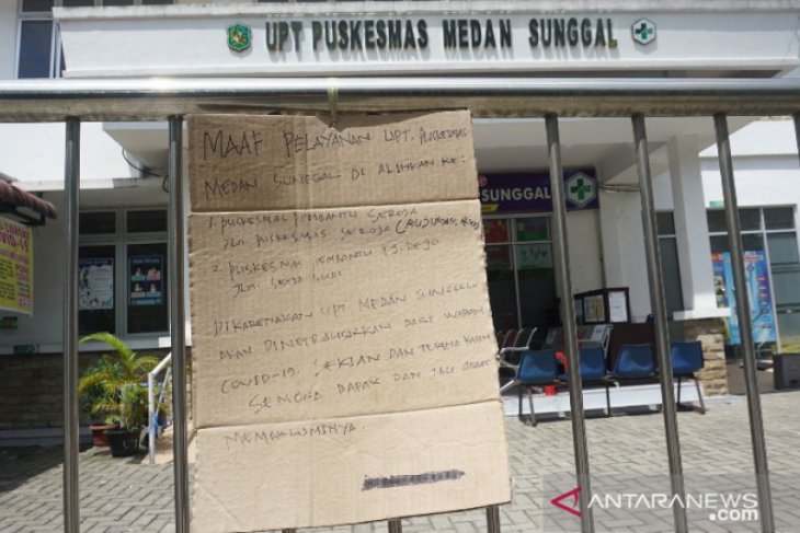 Aduh.. Sudah tiga puskesmas di Medan ditutup karena COVID-19