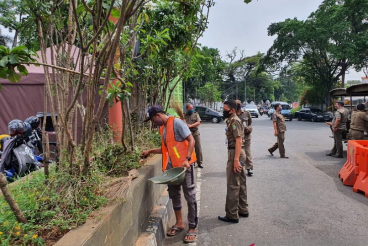Satpol PP Tangerang kembali sidak pasar berkaitan PSBB dan