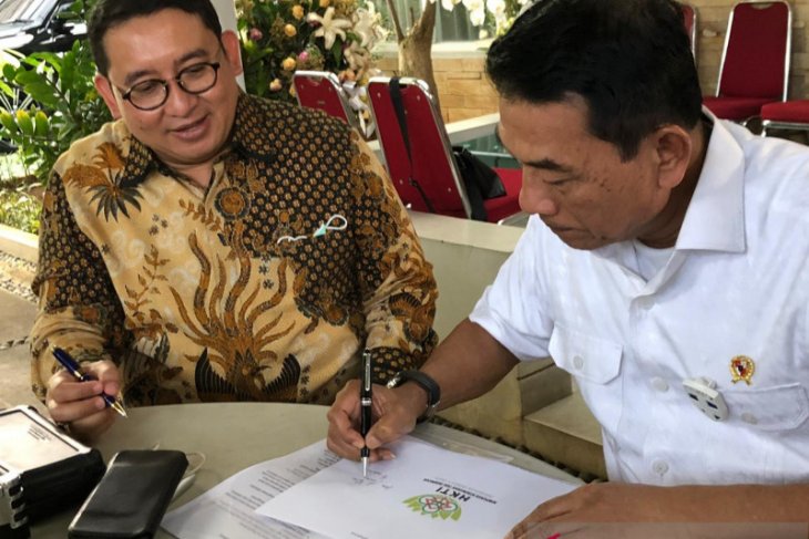 Moeldoko dan Fadli Zon akhiri dualisme kepengurusan HKTI