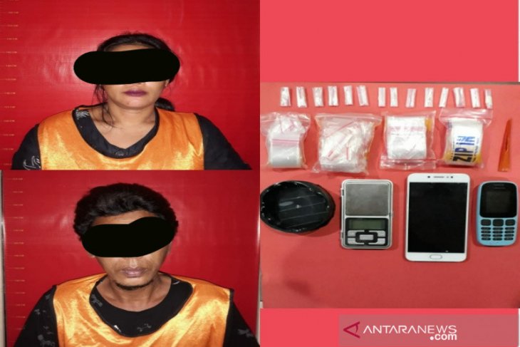 Polda Kalsel ringkus suami istri diduga edarkan sabu-sabu