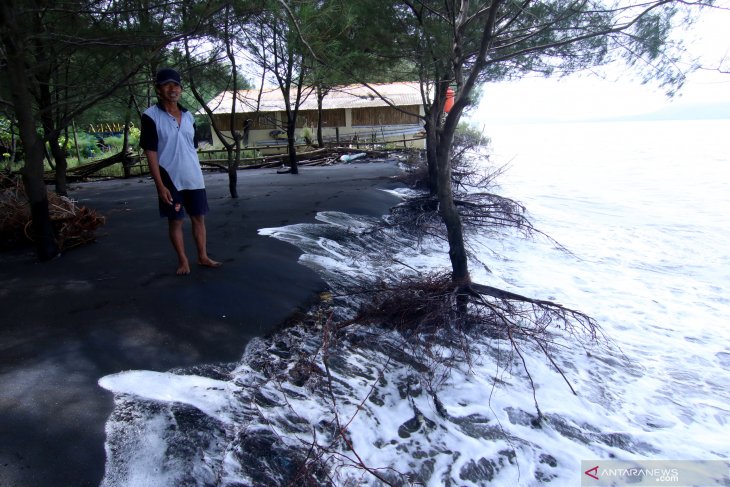 Ombak Tinggi Pantai Cemara