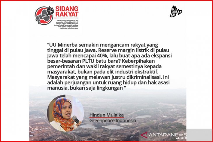 Aktivis dan warga terdampak gelar
