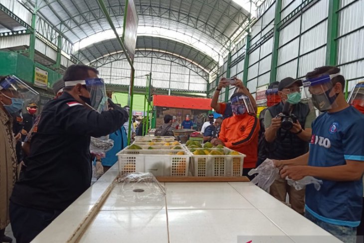 Pasar Oro Oro Dowo Malang jadi percontohan menuju normal baru
