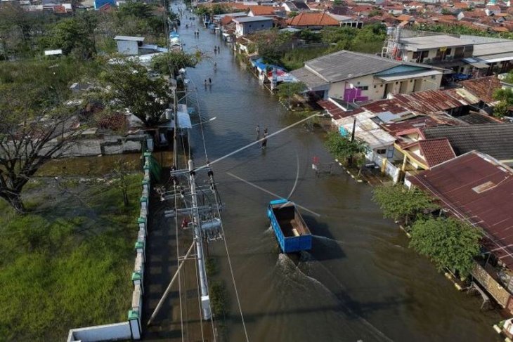 Banjir rob di Pekalongan