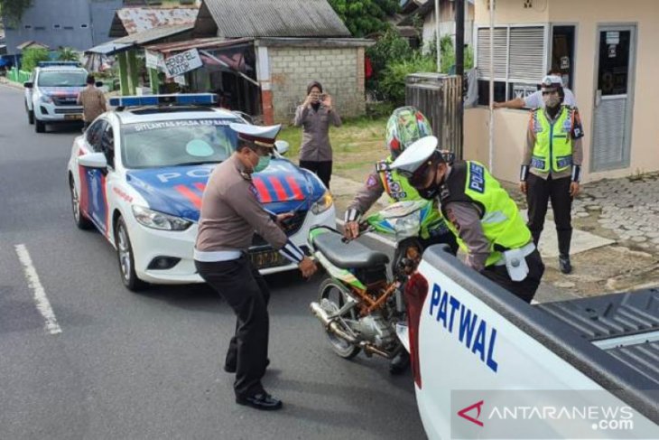 Ditlantas Babel rutin lakukan razia knalpot brong