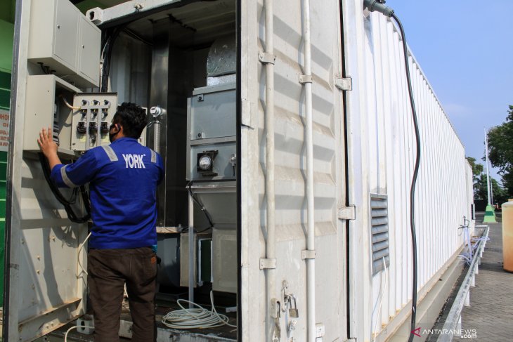 Lab PCR COVID-19 dalam kontainer