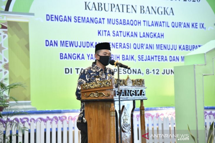 Bupati Bangka berharap peserta MTQ masuk tingkat nasional