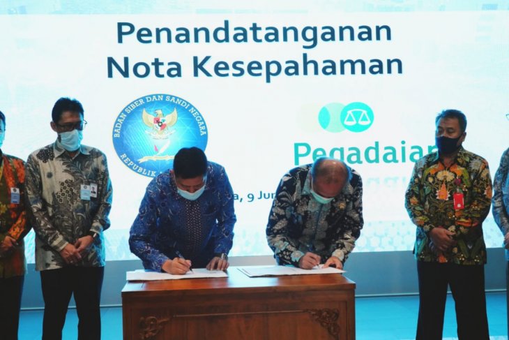 Pegadaian gandeng BSSN antisipasi kejahatan siber